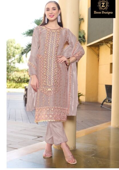 ZIAAZ DESIGNS 805 C PAKISTANI SALWAR KAMEEZ ONLINE