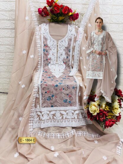FEPIC ROSEMEEN C 1864 C PAKISTANI SUIT AT BEST PRICE FEPIC ROSEMEEN C 1864 C, PAKISTANI SUITS ONLINE, PAKISTANI SUITS WHOLESALER FROM SURAT, SALWAR KAMEEZ WHOLESALE, SALWAR SUITS IN SINGLE  FEPIC ROSEMEEN, Pakistani Suits, Salwar Kameez, Single, Suits