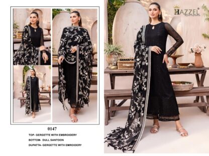HAZZEL 0147 SUPERHIT PARTYWEAR DESIGN PAKISTANI SUITS ONLINE
