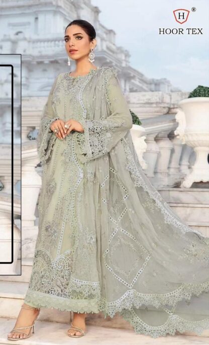 HOOR TEX H 361 C PAKISTANI SUITS IN SINGLE PIECE