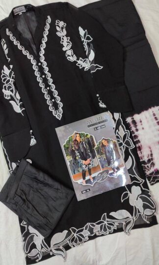 MARIA DESIGNER STUDIO 1001 BLACK PAKISTANI KURTI ONLINE