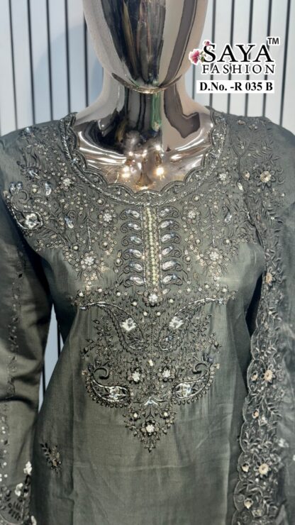 SAYA FASHION R 35 B READYMADE PAKISTANI KURTI ONLINE - Image 2