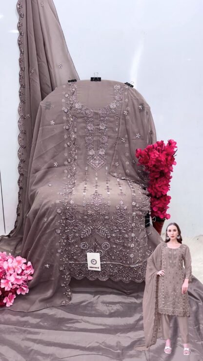 SHANAYA ROSE S 207 C PAKISTANI SUITS IN SINGLE PIECE - Image 2