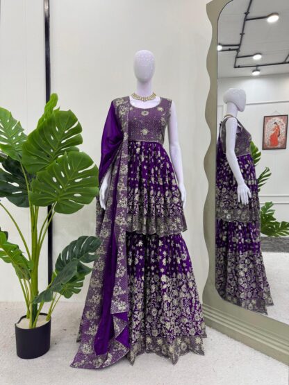 THE LIBAS COLLECTION 5840 EID SPECIAL SHARARA SET WHOLESALE BEST QUALITY PAKISTANI SUITS, ONLINE SHOPPING SUITS, PAKISTANI SALWAR KAMEEZ, PAKISTANI SUITS AT MANUFACTURER PRICE, PAKISTANI SUITS BEST PRICE, PAKISTANI SUITS IN SURAT, PAKISTANI SUITS ONLINE SHOPPING, THE LIBAS COLLECTION 5840 EID SPECIAL  PLAZZO, Single, Suits, THE LIBAS COLLECTION