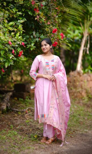 THE LIBAS COLLECTION PINK FULLY STITCHIED SUIT SET ONLINETHE LIBAS COLLECTION PINK FULLY STITCHIED SUIT SET ONLINE