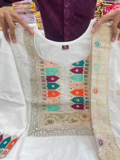 THE LIBAS COLLECTION WHITE BEUTIFUL HEAVY FULLY STITCHIED SUIT SET BEST QUALITY PAKISTANI SUITS, ONLINE SHOPPING SUITS, PAKISTANI SALWAR KAMEEZ, PAKISTANI SUITS AT MANUFACTURER PRICE, PAKISTANI SUITS BEST PRICE, PAKISTANI SUITS IN SURAT, PAKISTANI SUITS ONLINE SHOPPING, THE LIBAS COLLECTION WHITE, THE LIBAS COLLECTION WINE  LEHENGA CHOLI, Single, Suits, THE LIBAS COLLECTION