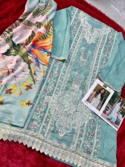 ZIAAZ DESIGNS 775 B PAKISTANI SUITS AT WHOLESALE PRICE