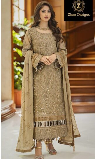 ZIAAZ DESIGNS 409 SEMI STITCHED PAKISTANI SUITS LUXURY COLLECTIONZIAAZ DESIGNS 409 SEMI STITCHED PAKISTANI SUITS LUXURY COLLECTION
