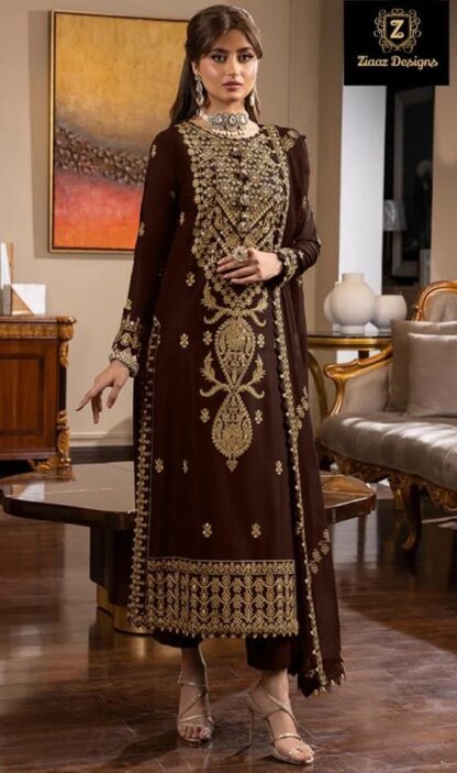 ZIAAZ DESIGNS 420 B PAKISTANI SUITS WHOLESALE IN SURAT