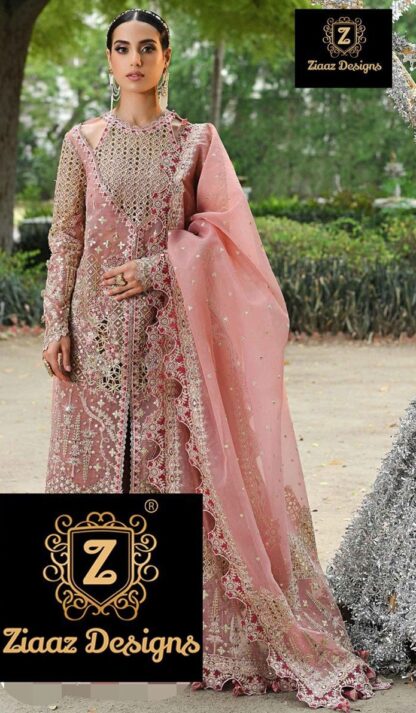 ZIAAZ DESIGNS 709 SEMI STITCHED PAKISTANI SUIT AT BEST PRICE