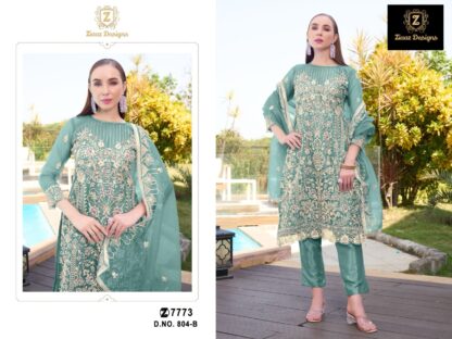 ZIAAZ DESIGNS 804 B SEMI STITCHED PAKISTANI SUITS ONLINE SHOPPING