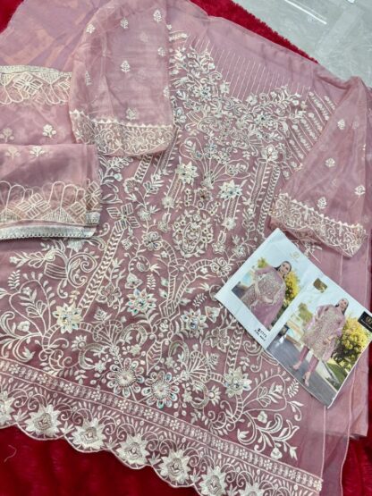 ZIAAZ DESIGNS 804 C SEMI STITCHED PAKISTANI SUITS WHOLESALE PRICE - Image 2