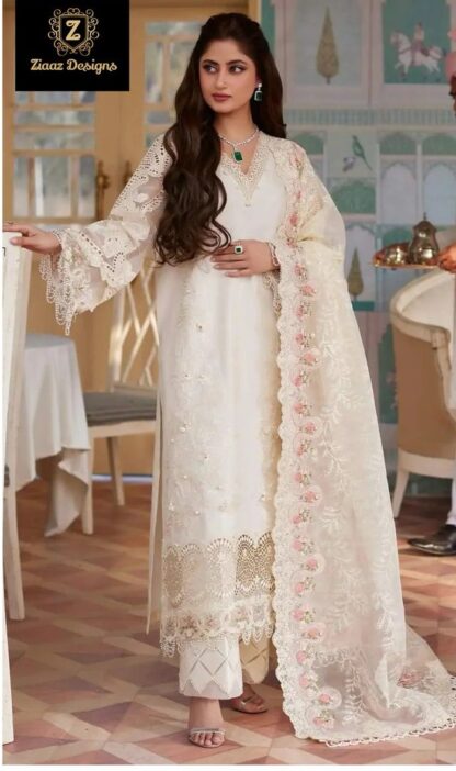 ZIAAZ DESIGNS 837 PAKISTANI SUITS ONLINE SUPPLIER