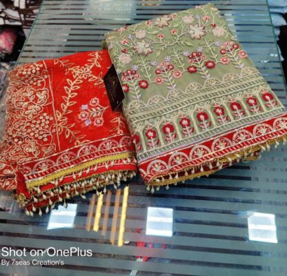 7SEAS CREATIONS  7CS 7153 PAKISTANI SUITS IN SINGLE PIECE - Image 3