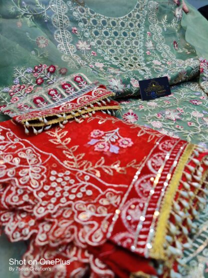 7SEAS CREATIONS  7CS 7153 PAKISTANI SUITS IN SINGLE PIECE - Image 4
