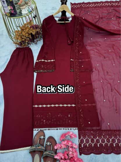 AD197 PREMIUM DESIGNER READYMADE TOP PLAZZO COLLECTIONS ONLINE - Image 2