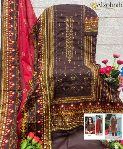 ALZOHAIB AZ 1217 SAPPHIRE PAKISTANI SUIT AT BEST PRICE - Image 2