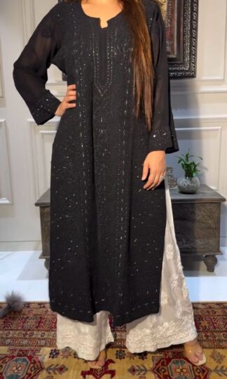 BE 336 BLACK SUMMER SPECIAL TRENDING KURTA PLAZZO SET ONLINEBE 336 BLACK SUMMER SPECIAL TRENDING KURTA PLAZZO SET ONLINE