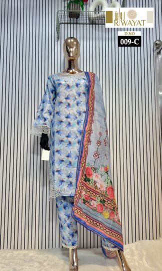 RAWAYAT 009 C MARIA.B. MPRINT-2025 PAKISTANI CUTWORK KURTI WITH PRICERAWAYAT 009 C MARIA.B. MPRINT-2025 PAKISTANI CUTWORK KURTI WITH PRICE