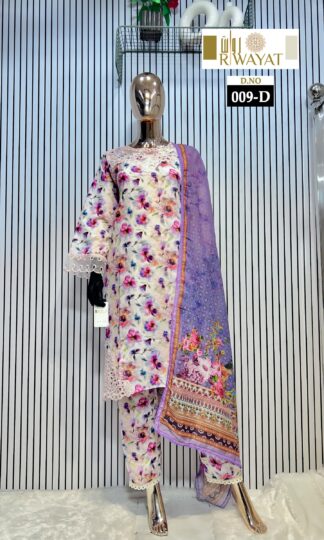 RAWAYAT 009 D MARIA.B. MPRINT-2025 PAKISTANI CUTWORK KURTI ONLINERAWAYAT 009 D MARIA.B. MPRINT-2025 PAKISTANI CUTWORK KURTI ONLINE