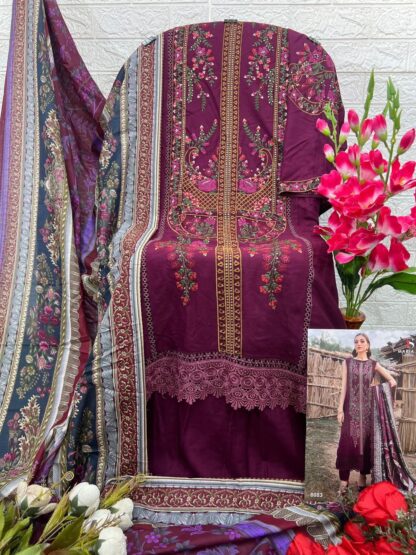 DEEPSY 8083 MARIA B EMB RAYON COLLECTION PAKISTANI SUITS WITH PRICE - Image 2