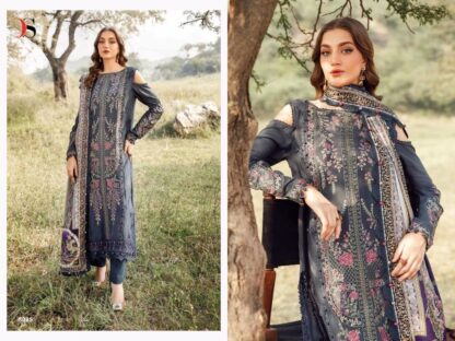 DEEPSY 8085 MARIA B EMB RAYON COLLECTION PAKISTANI SUITS IN SINGLE PIECE - Image 4