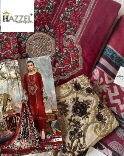 HAZZEL 035 REYON DESIGNER PAKISTANI SUITS ONLINE - Image 4