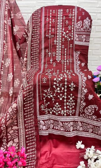 HAZZEL COTTON PETCH WORK PAKISTANI SUITS ONLINE SUPPLIERHAZZEL COTTON PETCH WORK PAKISTANI SUITS ONLINE SUPPLIER