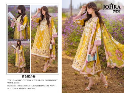 JOHRA TEX JT 166 PAKISTANI SUITS MANUFACTURER