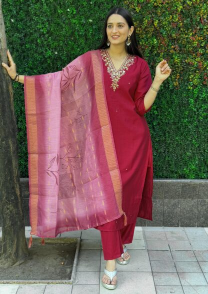 KR FASHION KR 365 PREMIUM ROMAN SILK SALWAR SUITS ONLINE WHOLESALE - Image 2