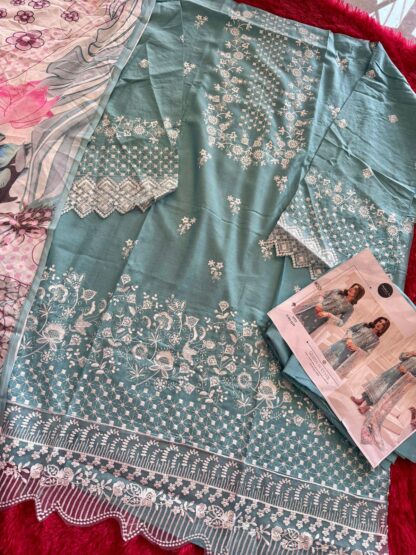 MEHBBOB TEX 1599 MARIA B. LUXE-3 NX PAKISTANI SUITS AT BEST PRICE - Image 2