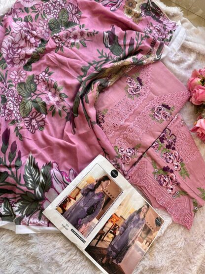 MEHBBOB TEX 1607 DESIGNER PAKISTANI SUITS WITH PRICE - Image 5