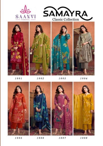 SAANVI TRENDS SAMAYRA JARI WORK SALWAR SUITS ONLINE - Image 13