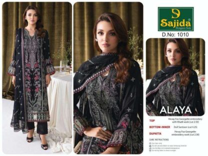 SAJIDA 1010 ALAYA-VOL-1 PAKISTANI SUITS IN INDIA