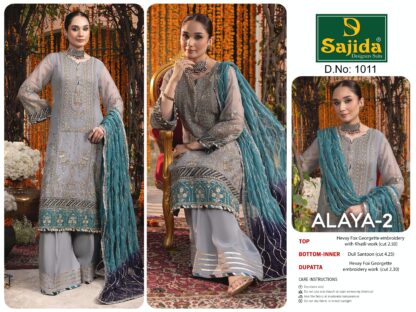 SAJIDA 1011 ALAYA-VOL-2 PAKISTANI LATEST SUITS ONLINE - Image 5