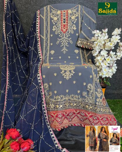 SAJIDA 1024 SAMAIRA-VOL-1 PAKISTANI SUITS WITH PRICE - Image 2