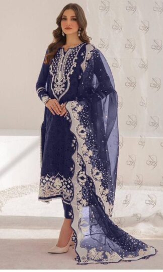SANIYA TRENDZ H 1002 B BAROQUE VOL -1 PAKISTANI SUITS AT BEST PRICESANIYA TRENDZ H 1002 B BAROQUE VOL -1 PAKISTANI SUITS AT BEST PRICE