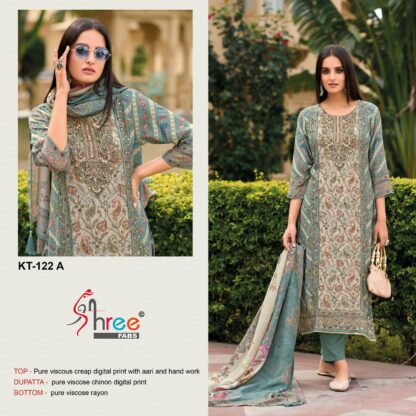 SHREE FABS KT 122 A PAKISTANI SUITS LUXURY COLLECTION - Image 4
