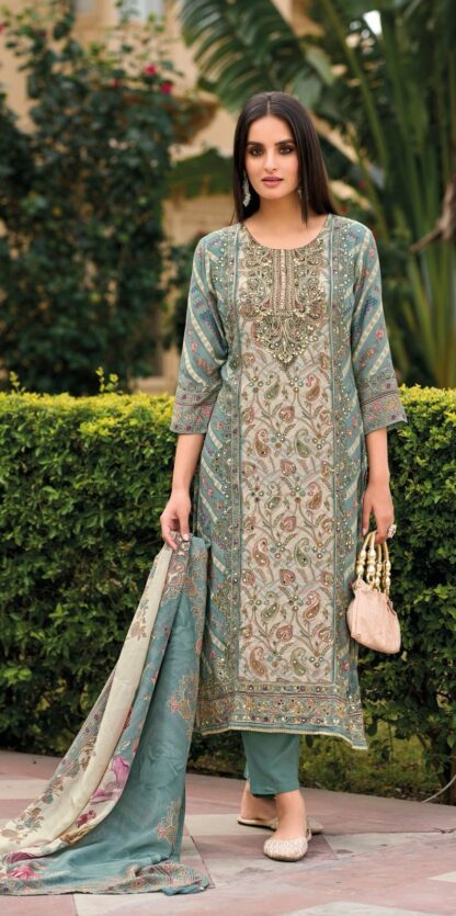 SHREE FABS KT 122 A PAKISTANI SUITS LUXURY COLLECTION