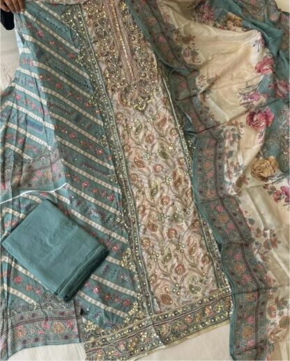 SHREE FABS KT 122 A PAKISTANI SUITS LUXURY COLLECTION - Image 2