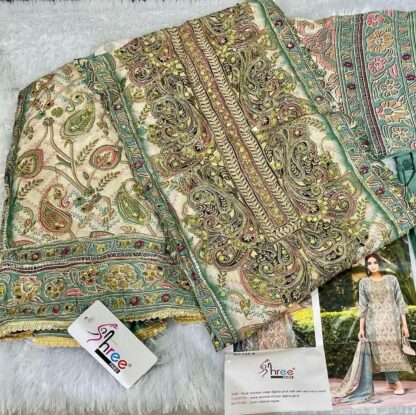 SHREE FABS KT 122 A PAKISTANI SUITS LUXURY COLLECTION - Image 3