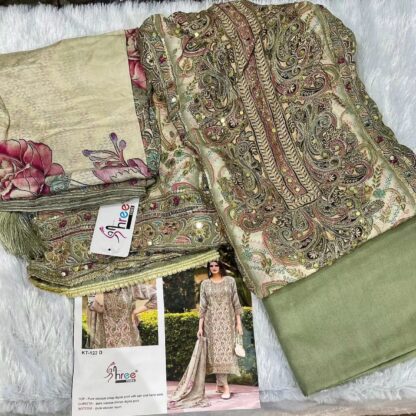 SHREE FABS KT 122 D PAKISTANI SUITS WHOLESALE PRICE - Image 3