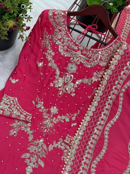 SRK 5251 TOP PLAZZO & DUPATTA WITH HEAVY EMBROIDERT WORK WHOLESALE