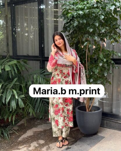 TAJ CREATION 567 MARIA B PRINT PAKISTANI SUITS ONLINE DESIGN 2025