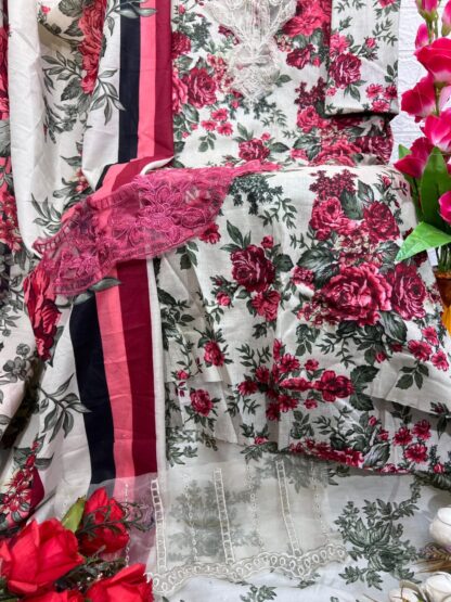 TAJ CREATION 567 MARIA B PRINT PAKISTANI SUITS ONLINE DESIGN 2025 - Image 3