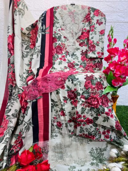TAJ CREATION 567 MARIA B PRINT PAKISTANI SUITS ONLINE DESIGN 2025 - Image 2