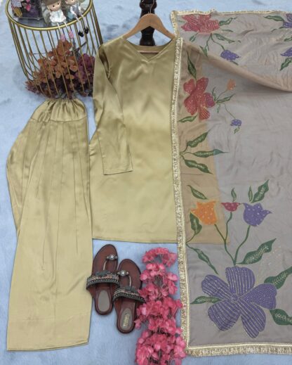 PD 1098 PARTYWAR SUITS WITH DESIGNER DUPATTA