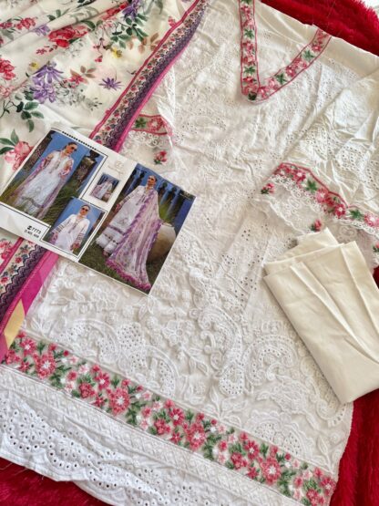 ZIAAZ DESIGNS 858 SEMI STITCHED LATEST PAKISTANI SUITS WITH PRICE - Image 2