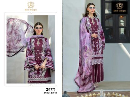 ZIAAZ DESIGNS 879 B SEMI STITCHED PAKISTANI SUITS ONLINE DESIGN 2025