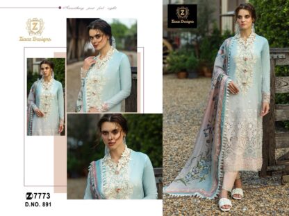 ZIAAZ DESIGNS 891 SEMI STITCHED PAKISTANI SUITS ONLINE DEALER IN SURAT